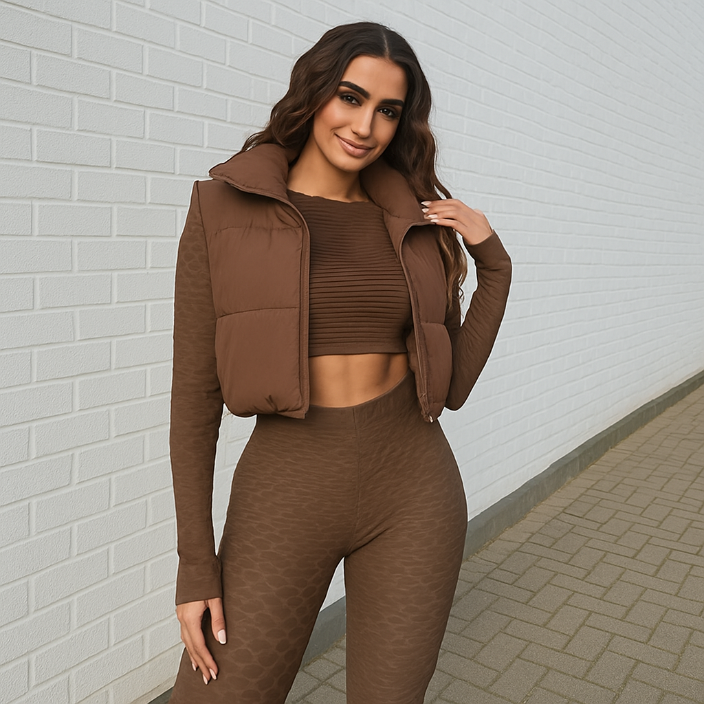 Remine | Cropped Puffer Bodywarmer