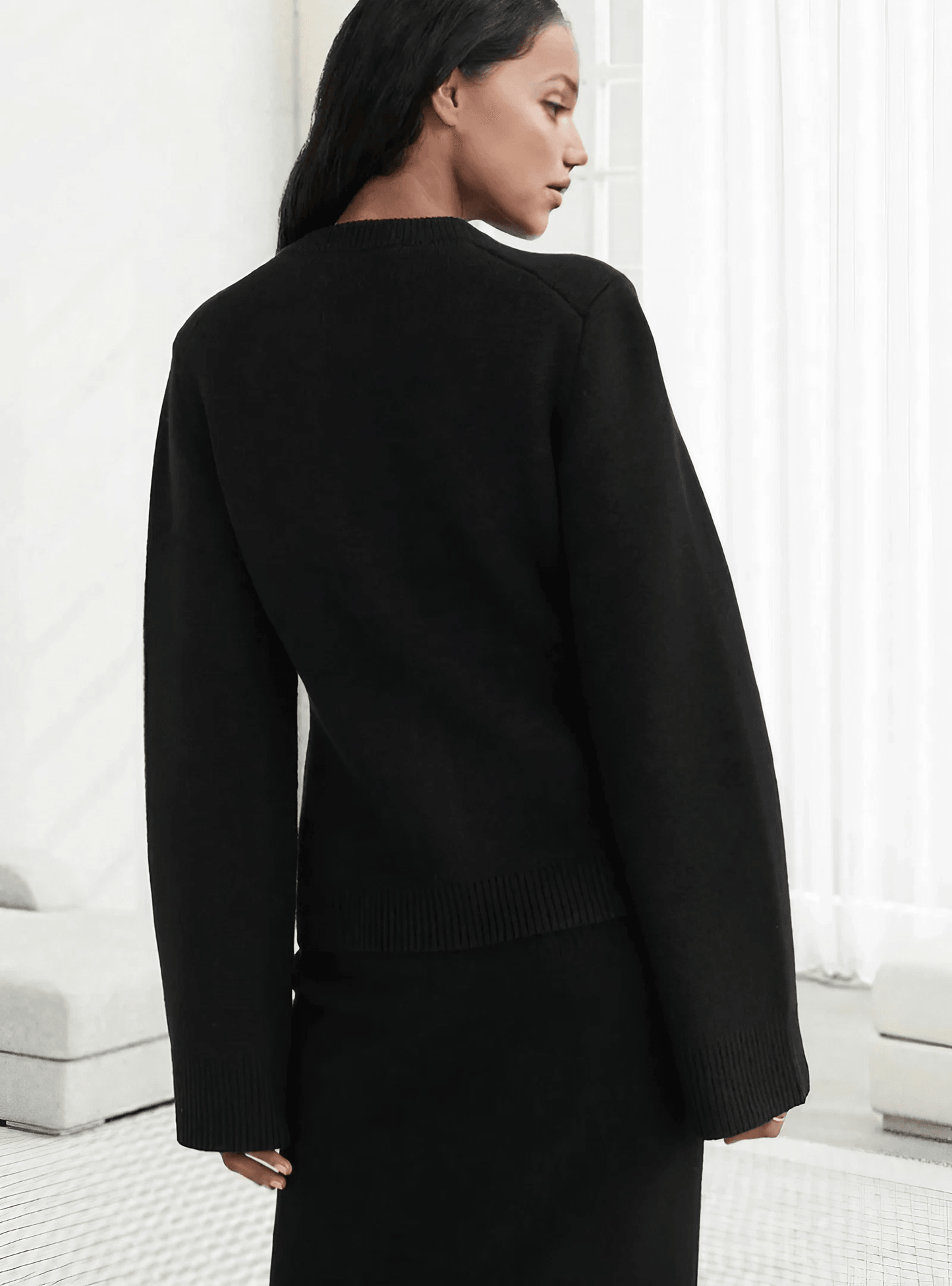 Farren | Zachte vest met knopen