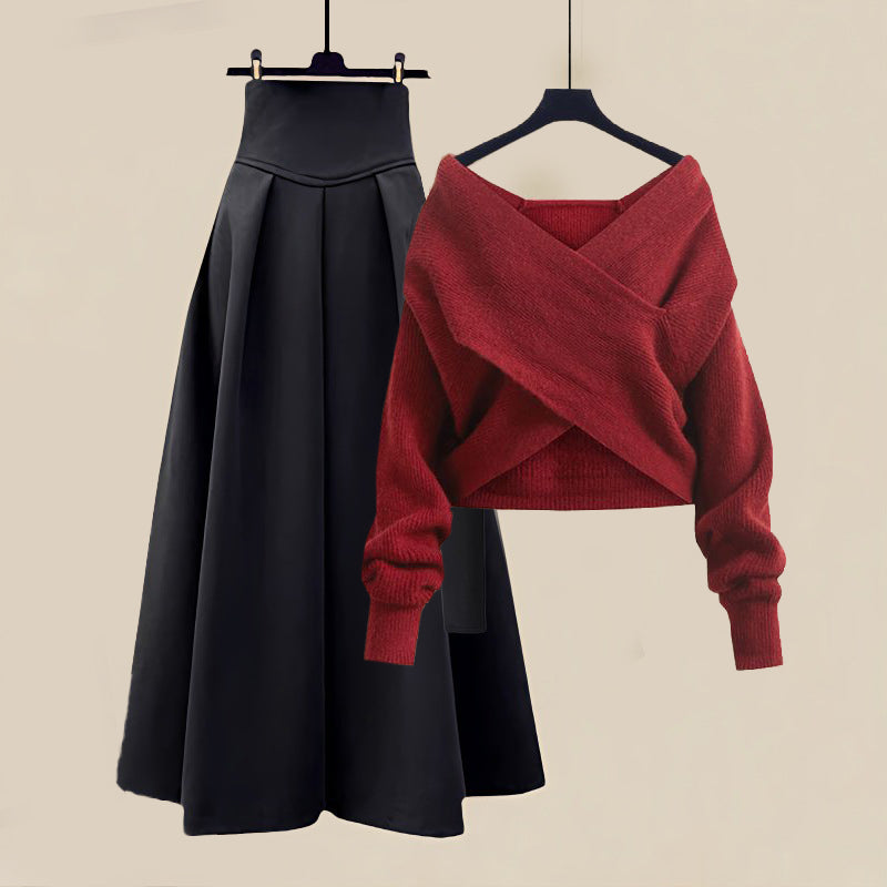Ophira | Sweater en rok set voor vrouwen