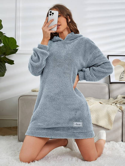 Nyx | Warme teddy dames hoodie met capuchon