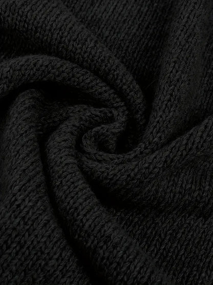 Halina | Gebreid vest met capuchon