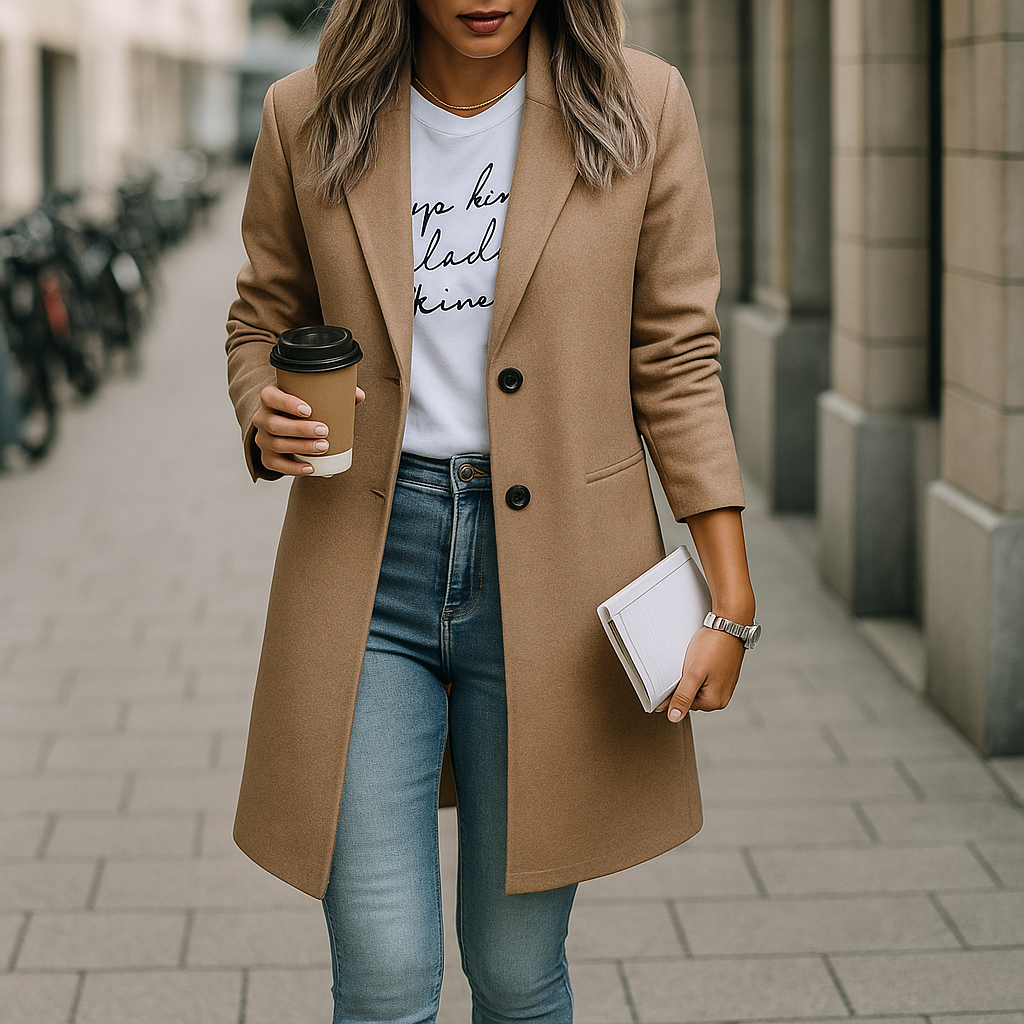 De Arya jas combineert stedelijke verfijning met moeiteloze stijl. Met een getailleerd silhouet en een strak ontwerp is deze jas perfect voor stadswandelingen, casual uitjes en semi-formele gelegenheden. Verkrijgbaar in khaki, grijs en zwart, maten S-3XL. Voeg een vleugje elegantie toe aan je garderobe met de Arya en blijf warm en comfortabel tijdens de overgangsseizoenen. Bestel nu en ervaar de perfecte mix van comfort en chic stijl!