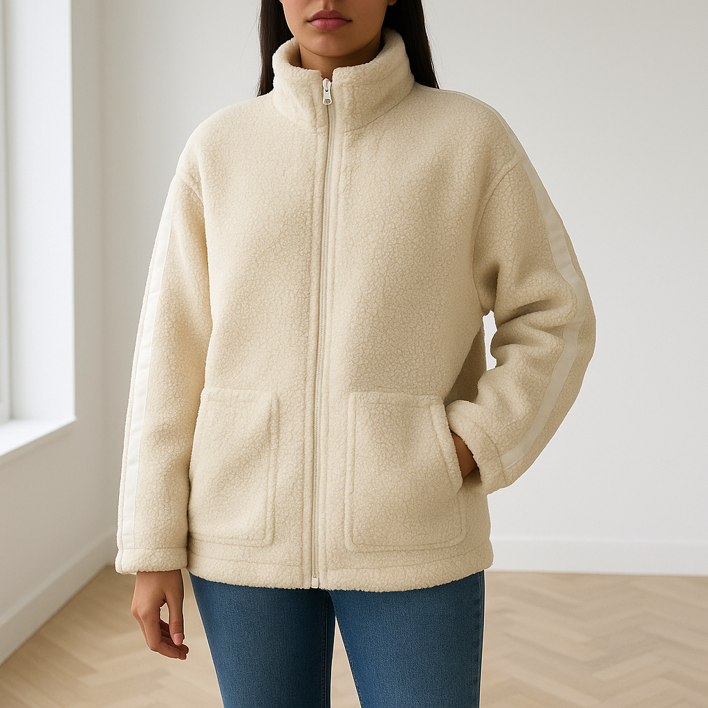 Liv| Luxe teddyjacket van alpacawol