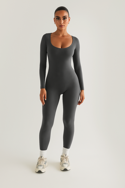 Azura | Yoga Jumpsuit met Lange Mouwen