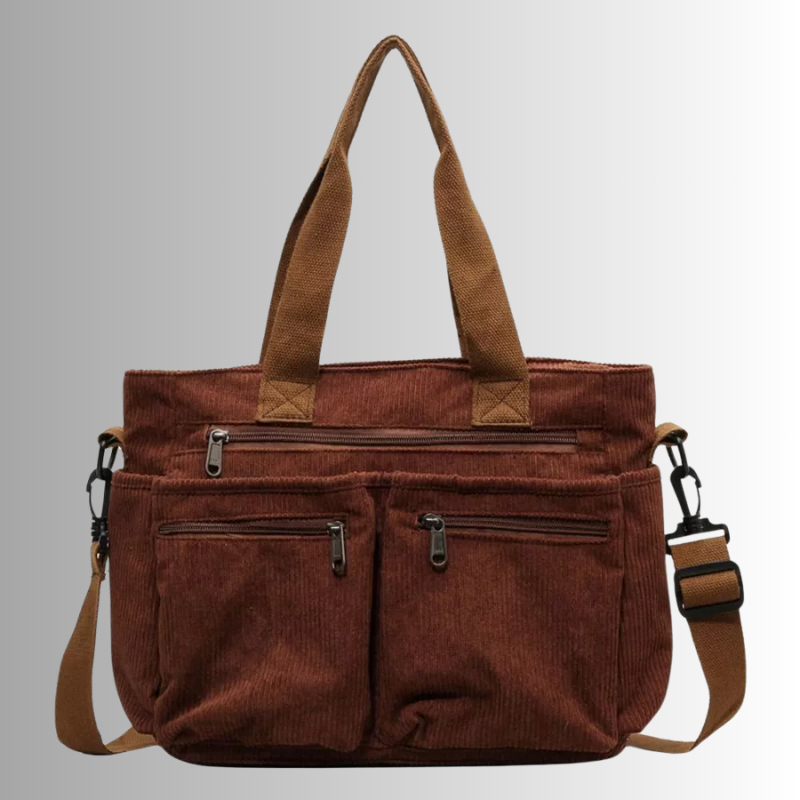 Vera | Urban corduroy tote schoudertas