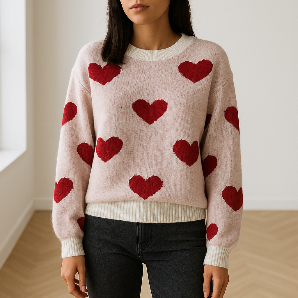 Zariah | Knusse Hartjes Trui