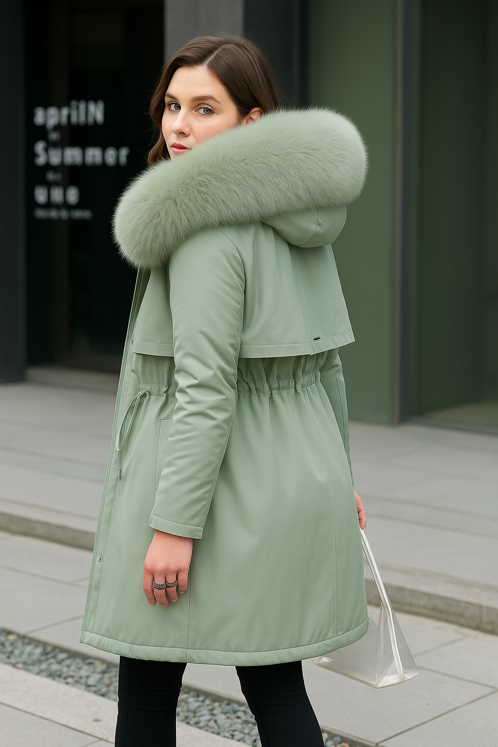 Adaline | Voeg warmte en elegantie toe aan je wintergarderobe met de Adaline. Deze stijlvolle jas heeft een luxueuze capuchon, een zachte binnenvoering en een verstelbare taille voor een flatterende pasvorm. Verkrijgbaar in rijke tinten zoals bruin, zwart, groen, blauw en rood, en maten S-2XL. Perfect voor winterse uitjes, stadswandelingen of casual gelegenheden. Combineer comfort en verfijning met de Adaline. Bestel nu en blijf chic en warm dit seizoen!