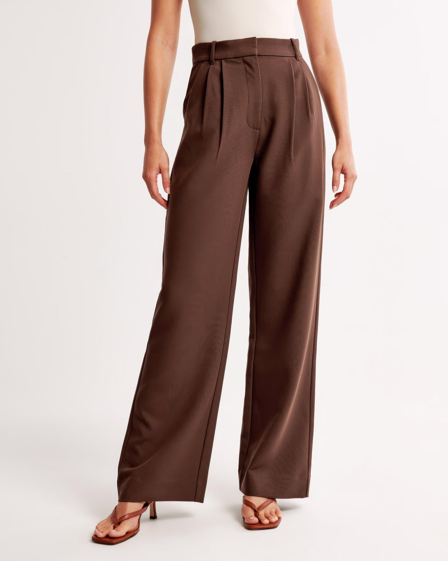 Abby | Loose fit  dames pantalon met hoge taille