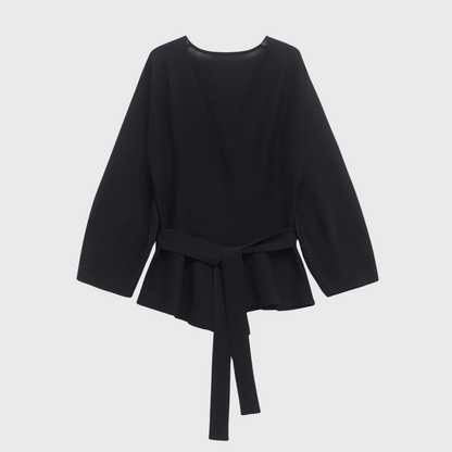 Lysara | Cardigan met strik