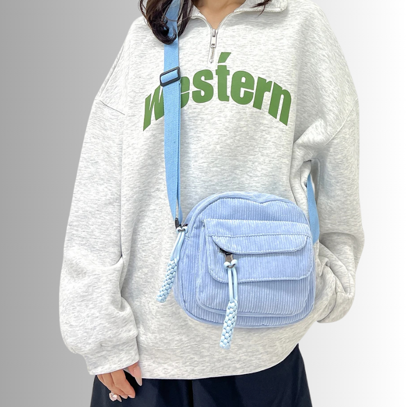 Moniek | Corduroy mini crossbody tas