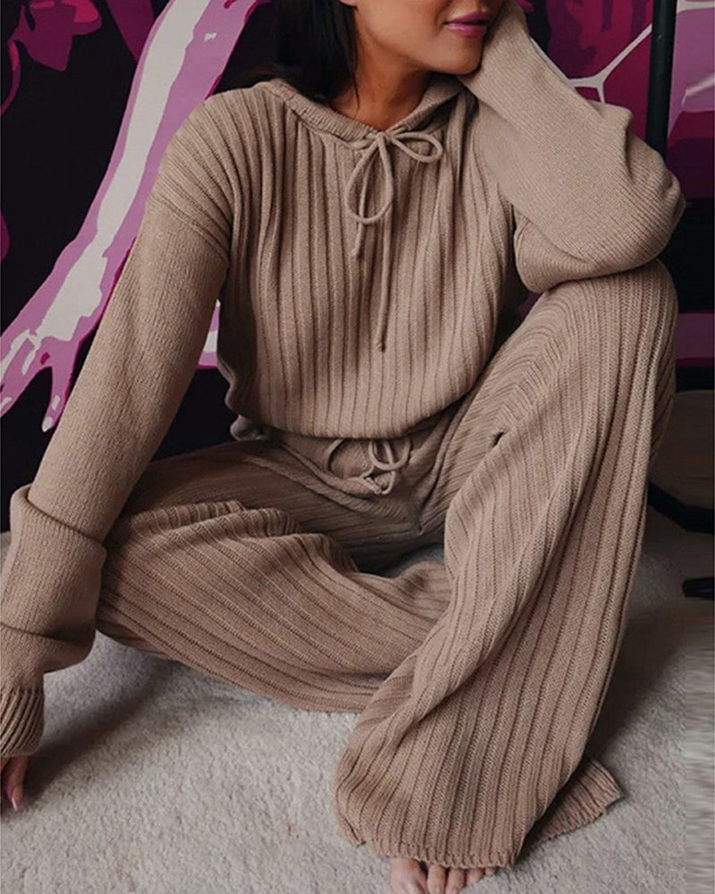 Salome | Gebreide katoenen pyjama set