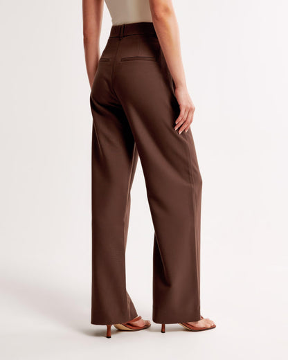 Abby | Loose fit  dames pantalon met hoge taille