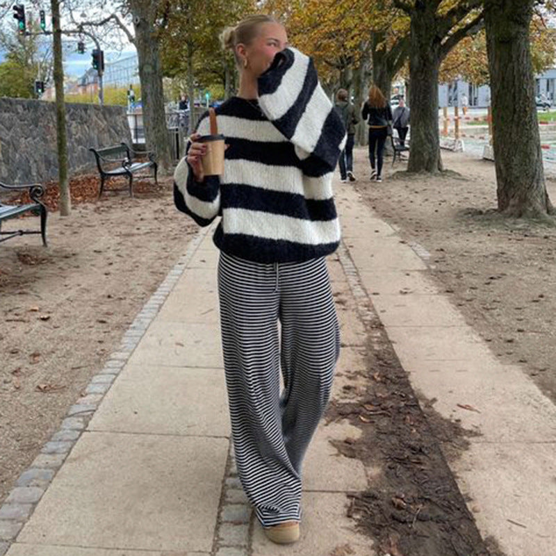 Meirina | Gestreepte broek