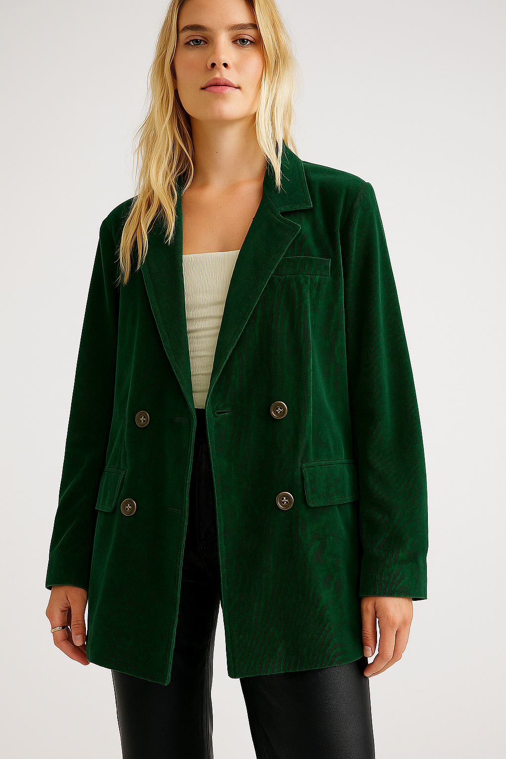 Yvelin | Comfortabele Velours Blazer