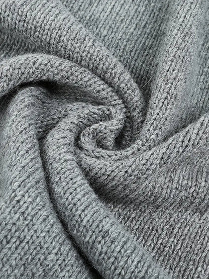 Halina | Gebreid vest met capuchon