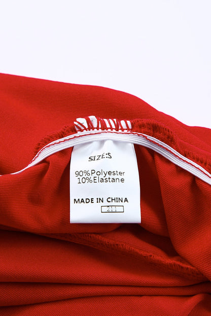 Delaney | Wikkeljurk met lange mouwen, V-hals en ruches