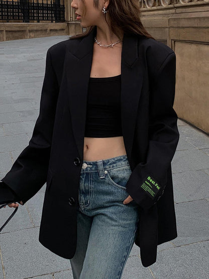 Aisley | Oversized Klassieke Blazer met Revers