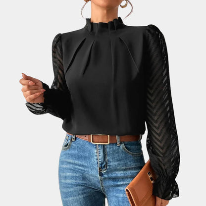Ava | Luchtige Chiffon Dames Blouse