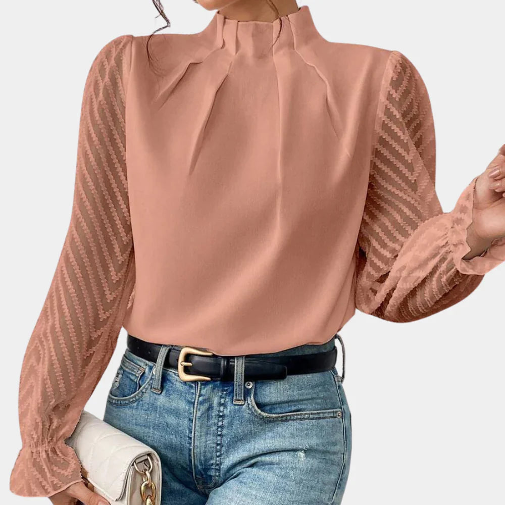 Ava | Luchtige Chiffon Dames Blouse
