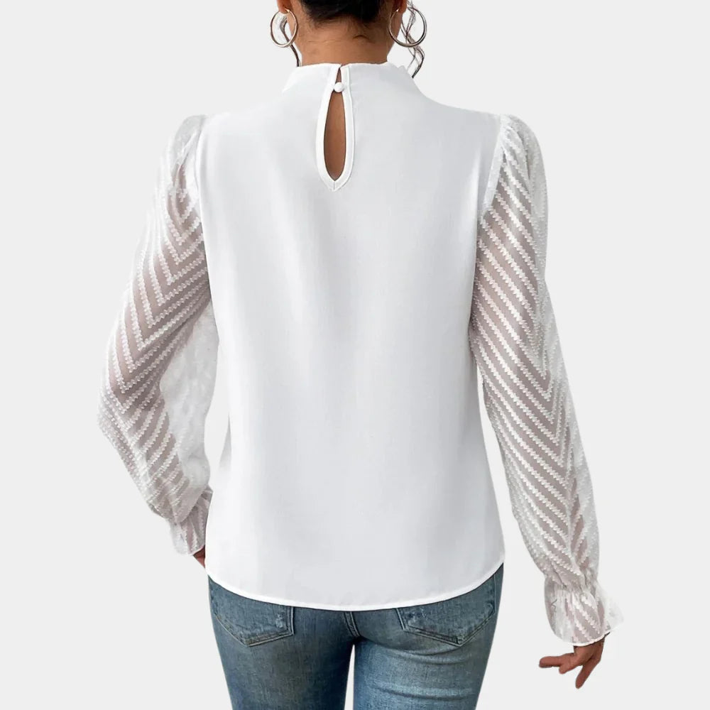 Ava | Luchtige Chiffon Dames Blouse