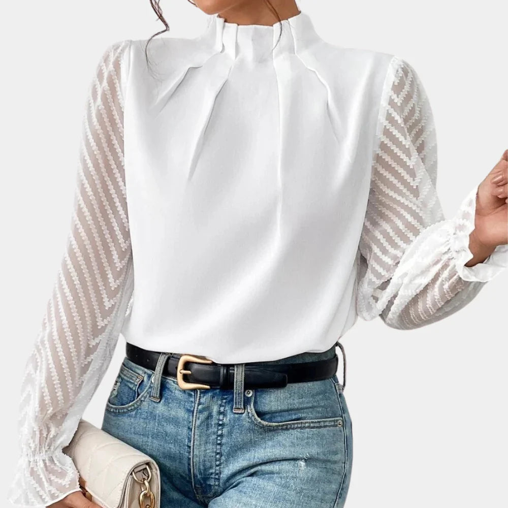 Ava | Luchtige Chiffon Dames Blouse