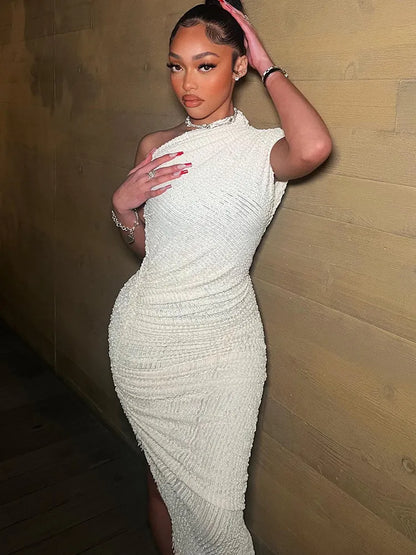 Azalea - Elegante jurk met Één Schouder voor Vrouwen