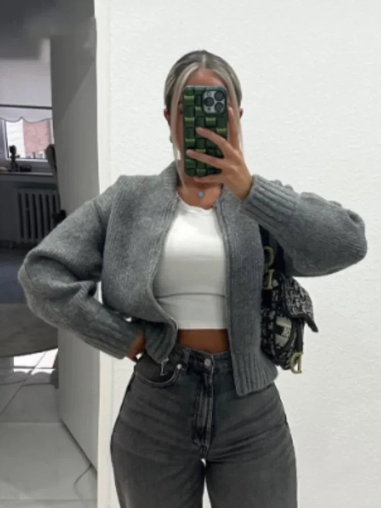 Nicole - Elegante gebreide o-Hals trui