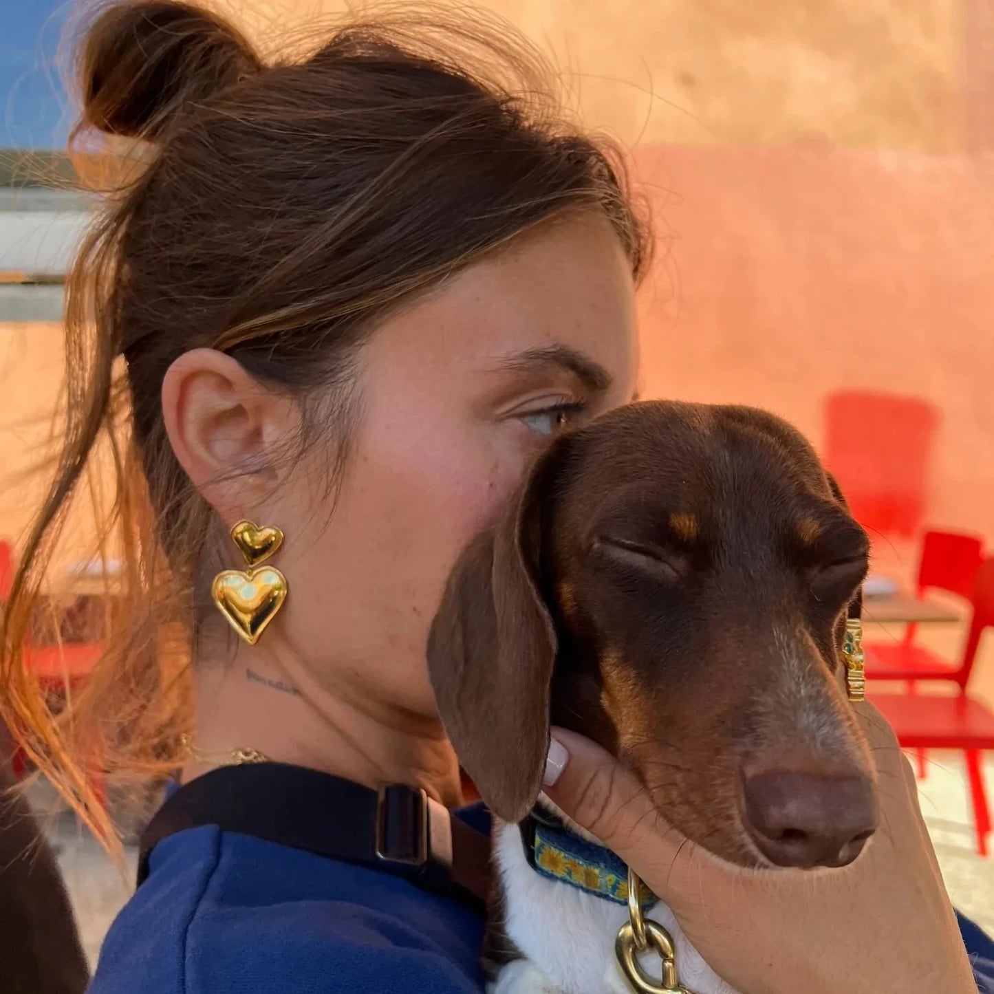 Solène | Hart oorbellen