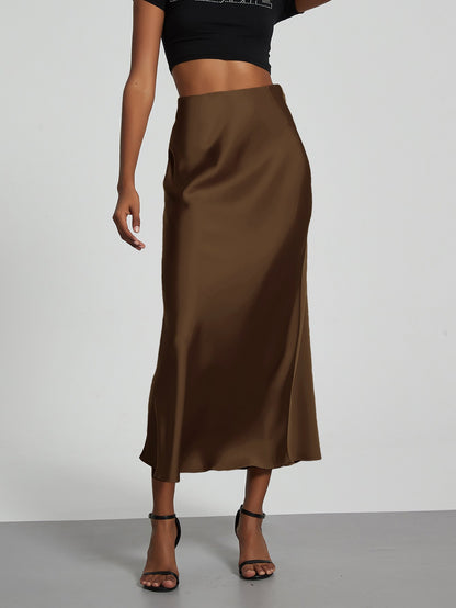 Nolisse | Satin Maxi Skirt