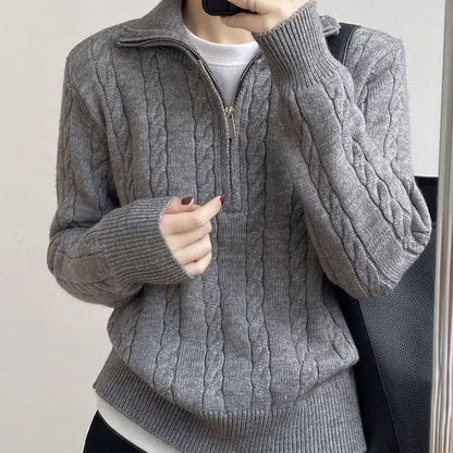 Xaviera | Halflange Gebreide Trui