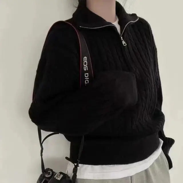 Xaviera | Halflange Gebreide Trui