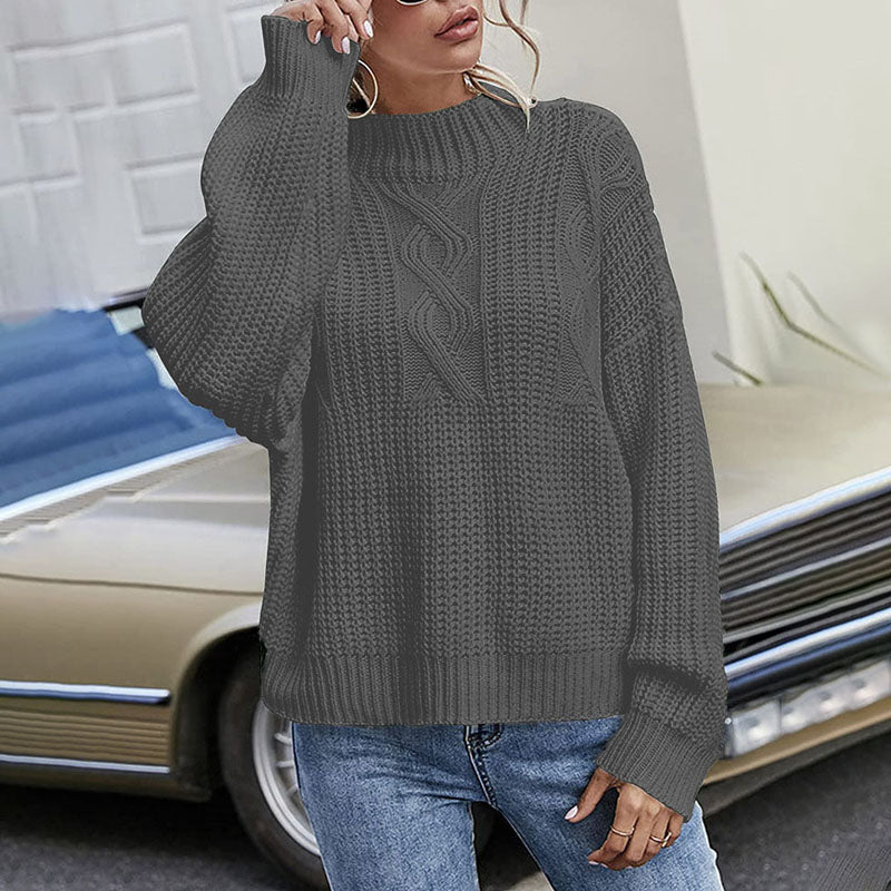 Mirembe chunky gebreide trui – warm, stijlvol en perfect voor koude dagen. Met een zachte, textuurvolle stof en ontspannen pasvorm biedt deze trui ultiem comfort zonder in te leveren op elegantie. Tijdloos ontwerp, ideaal voor casual outfits en winterse laagjes. Verkrijgbaar in wit, zwart, blauw, grijs, legergroen en rood (maten S-3XL). Combineer moeiteloos met je favoriete look. Bestel nu en ervaar knusse elegantie in elke outfit!