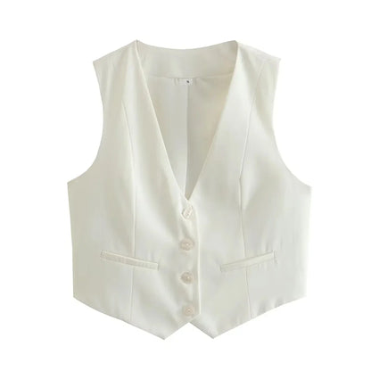 Kairith | Cropped Gilet Top