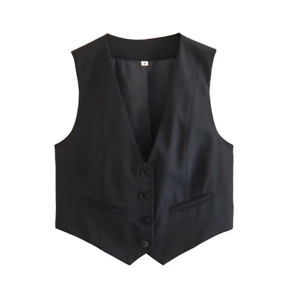 Kairith | Cropped Gilet Top