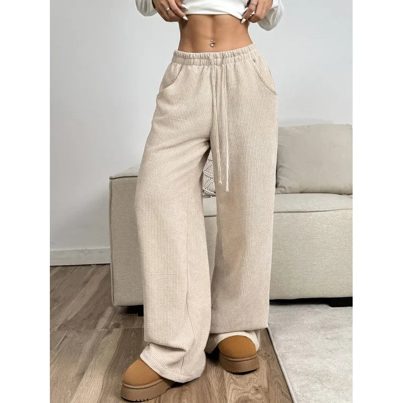 Rianne | Relax fit corduroy broek