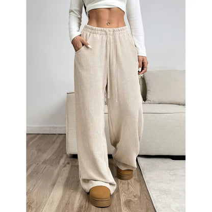 Rianne | Relax fit corduroy broek