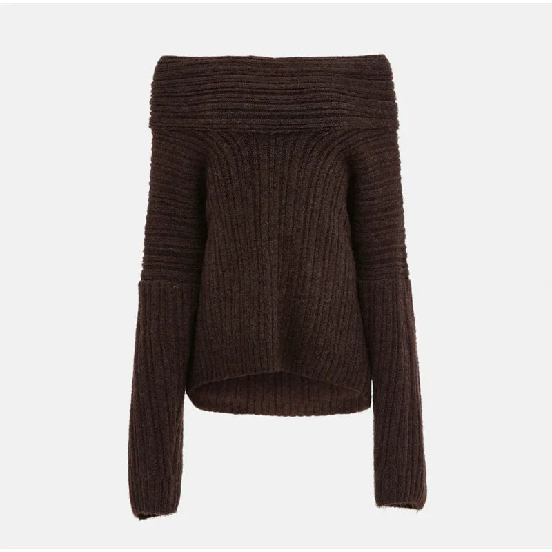 Asanda off-shoulder sweater – trendy, comfortabel en veelzijdig. Het stijlvolle ontwerp met losse pasvorm zorgt voor een moeiteloze en elegante look. Gemaakt van zacht polyester voor ultiem draagcomfort. Perfect voor casual en semi-formele outfits. Verkrijgbaar in Donkergrijs, Abrikoos en Bruin, in één maat die flatterend valt. Voeg een stijlvolle touch toe aan je garderobe met de Asanda sweater. Bestel nu en geniet van mode en comfort in één!
