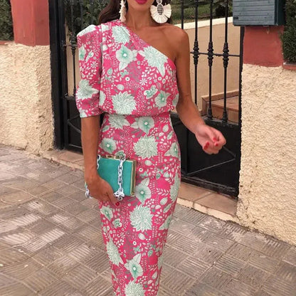 Giselle - Elegante Maxi Jurk met Print voor Vrouwen