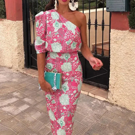 Giselle - Elegante Maxi Jurk met Print voor Vrouwen