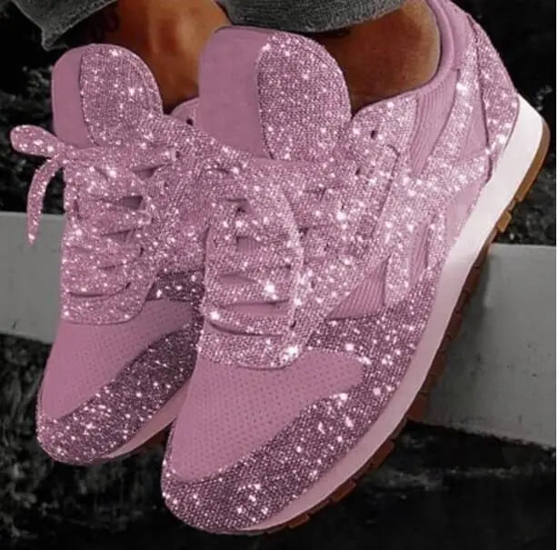 Anita | Chunky glitter sneakers