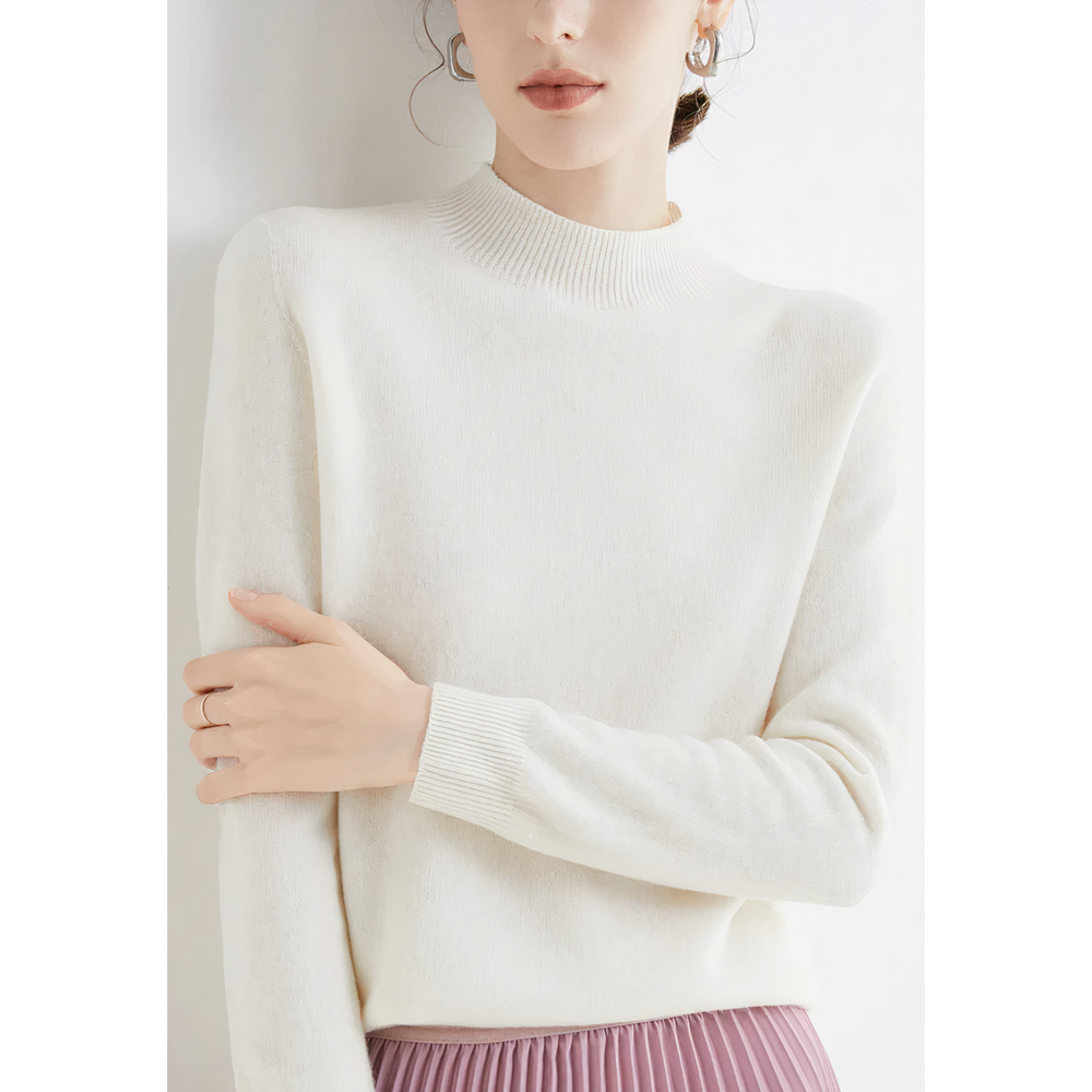 Ifunanya kasjmier sweater – luxe zachtheid en tijdloze stijl. Gemaakt van 100% kasjmier voor ultiem comfort en natuurlijke thermoregulatie, waardoor je warm blijft in de winter en koel in de zomer. Het elegante en veelzijdige ontwerp past perfect bij elke outfit, van casual tot chic. Verkrijgbaar in 12 kleuren en maten M-2XL. Duurzaam en heerlijk zacht voor dagelijks draagplezier. Bestel nu en ervaar de luxe van kasjmier!
