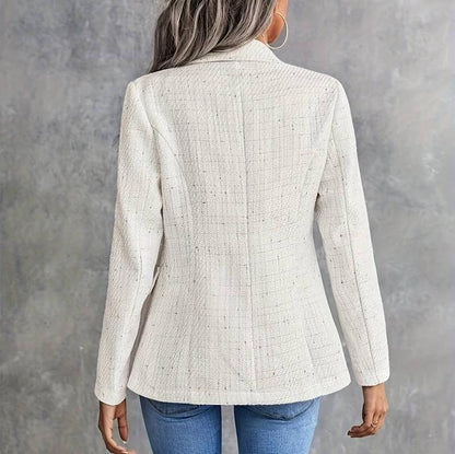 Solene - Beige Blazer voor Vrouwen