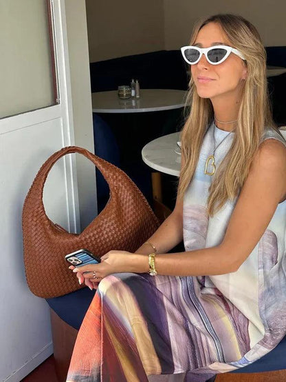 Dakota | Gevlochten Schoudertas