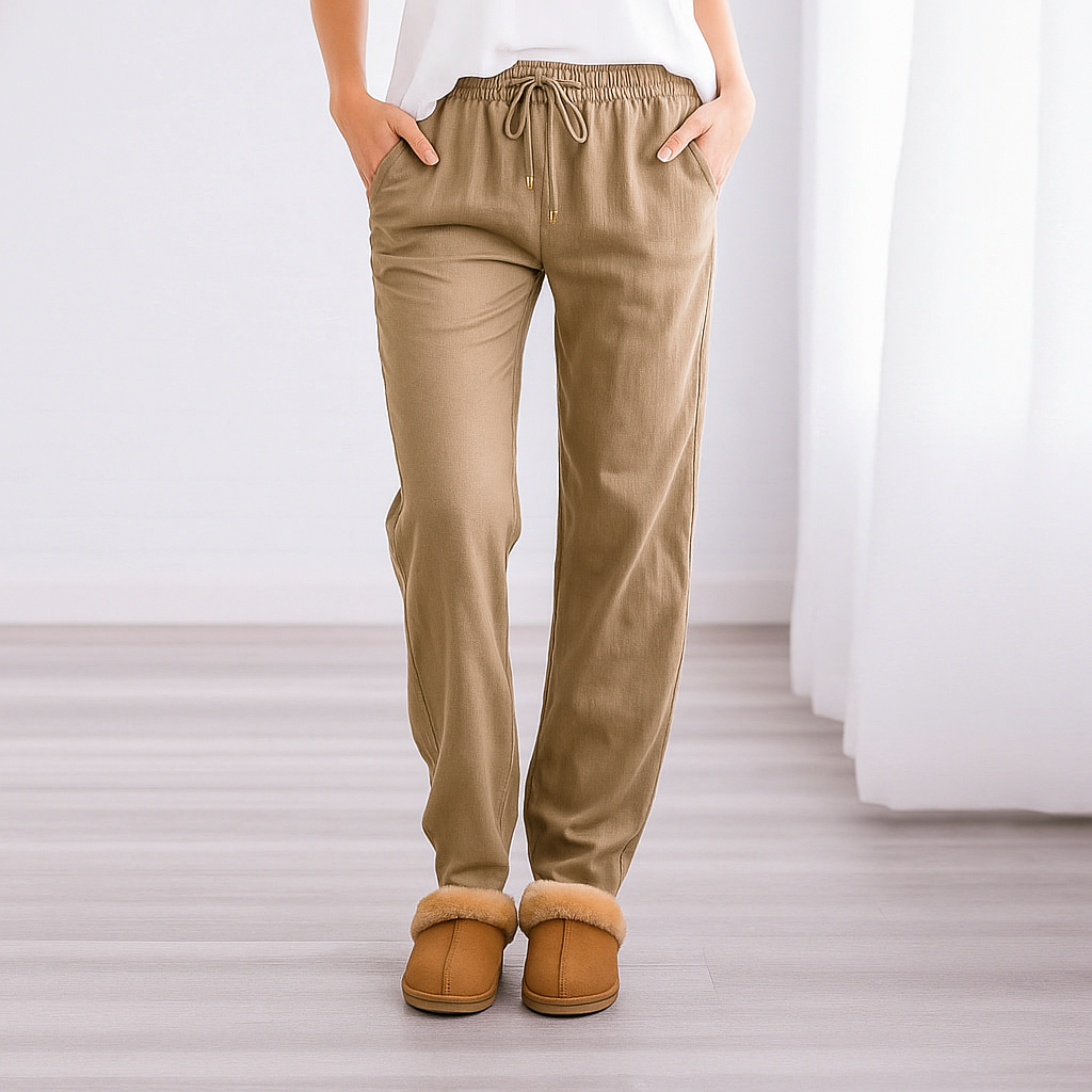 Trendy wijde damesbroek in casual fit – perfecte outfit voor vrouwen tijdens elk seizoen