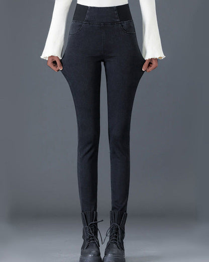 Harlyn | Fleece-gevoerde dames jegging met hoge taille