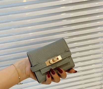 Séraphine | Kleine leren portomonee