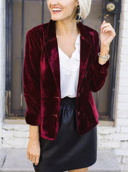 velours blazer