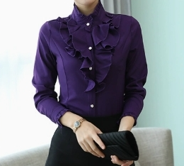 Tiede | Getailleerde Blouse met Ruches