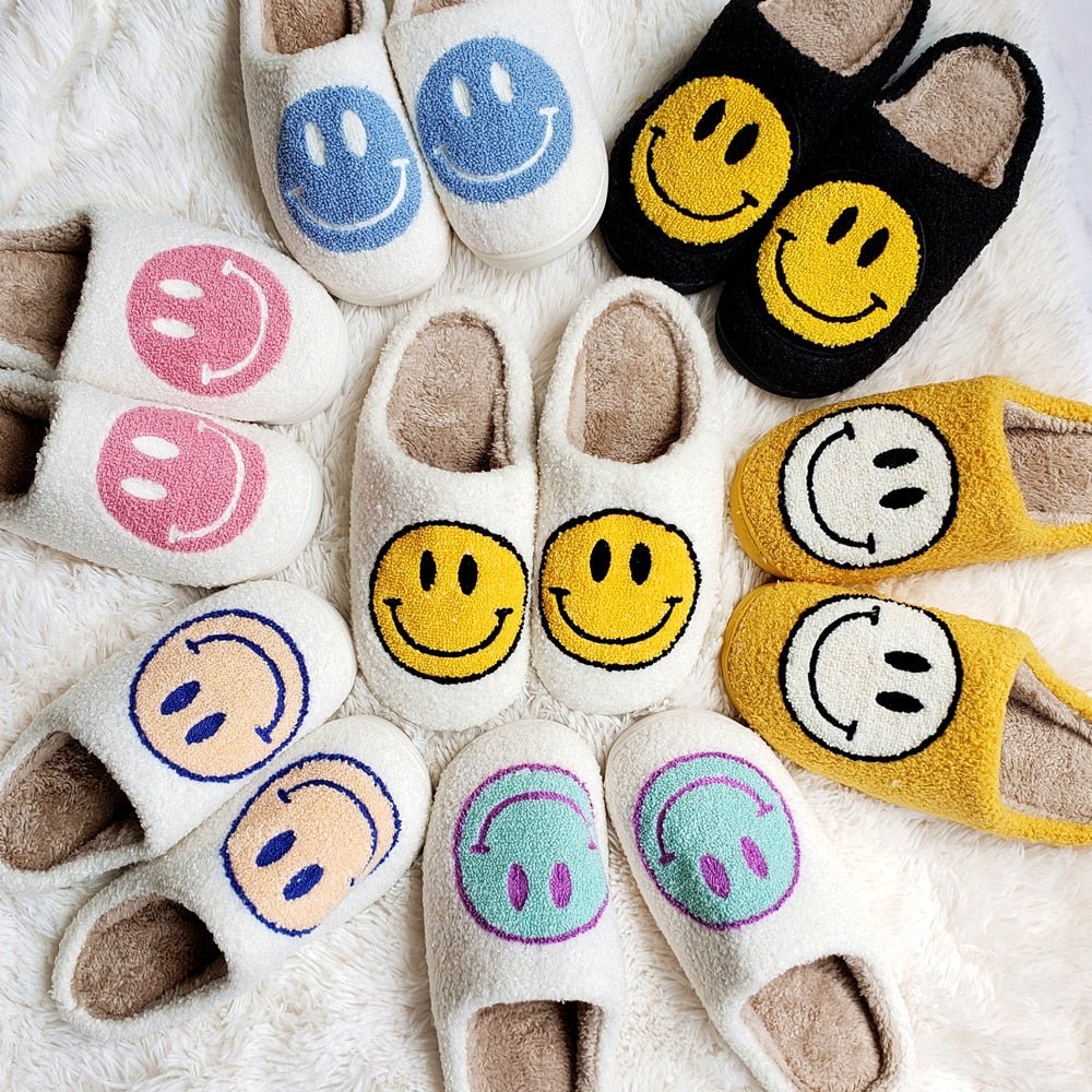 Thelma | Cozy smiley pantoffels